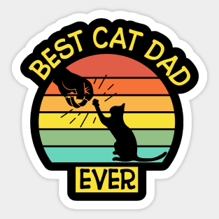 Best Cat Dad Ever Sticker